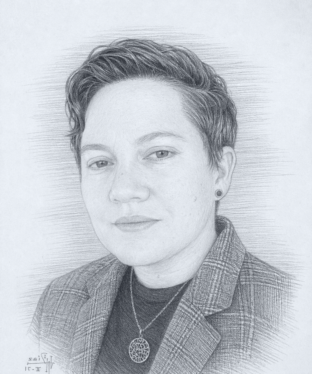 Drawn portrait of Michelle A.